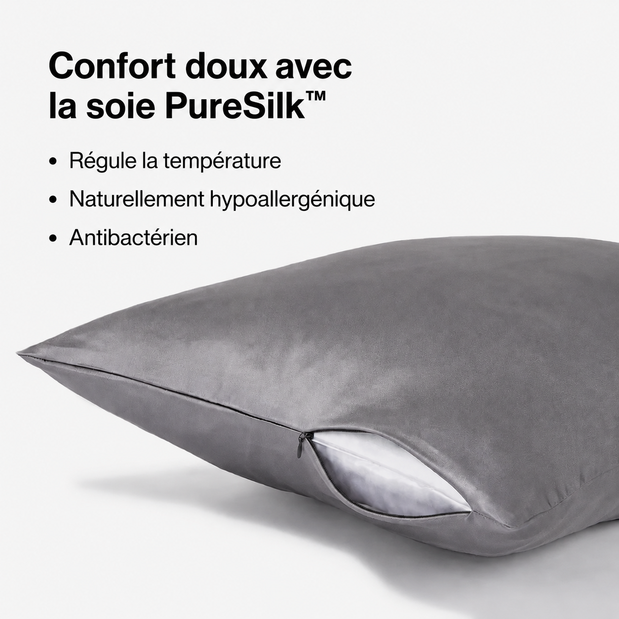 Taie d'Oreiller en Soie Premium Sommeil d'or