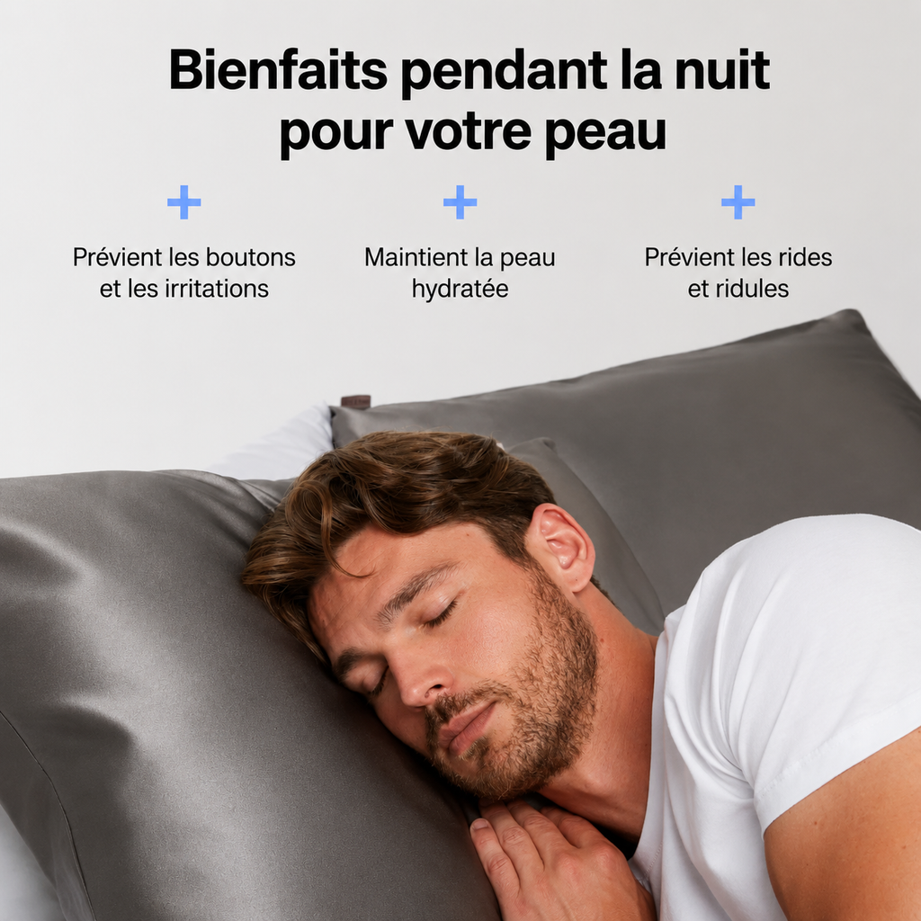 Taie d'Oreiller en Soie Premium Sommeil d'or